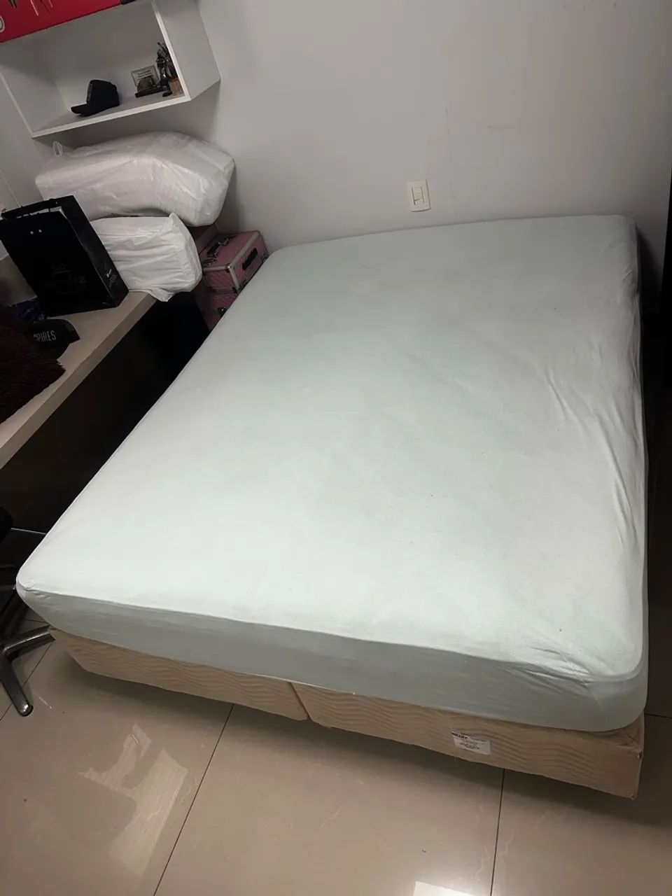 Cama box casal