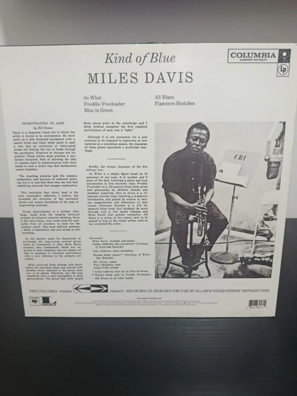 LP Miles Davis - Kind of Blue - Foto 3
