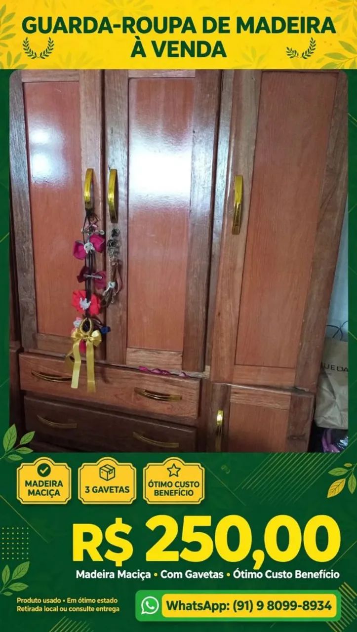 Guarda roupa de solteiro 