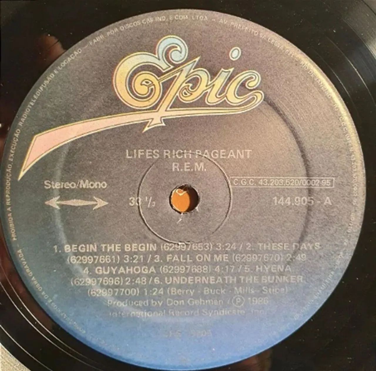 Disco de vinil REM - Life Rich Pageant excelente de época  - Foto 5