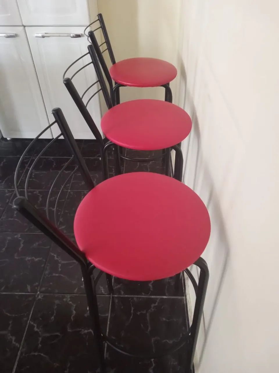 3 Banquetas Altas Modernas - Excelente Estado
