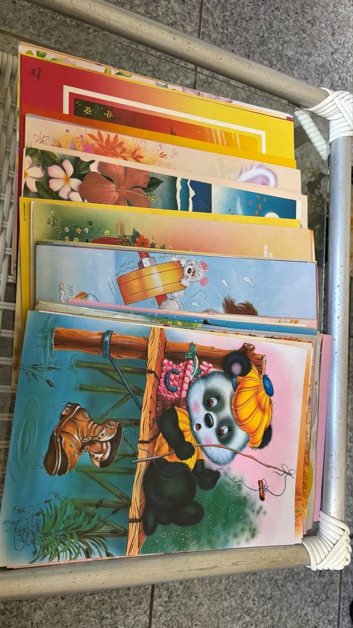 Folha de cartas antigas  - Foto 2