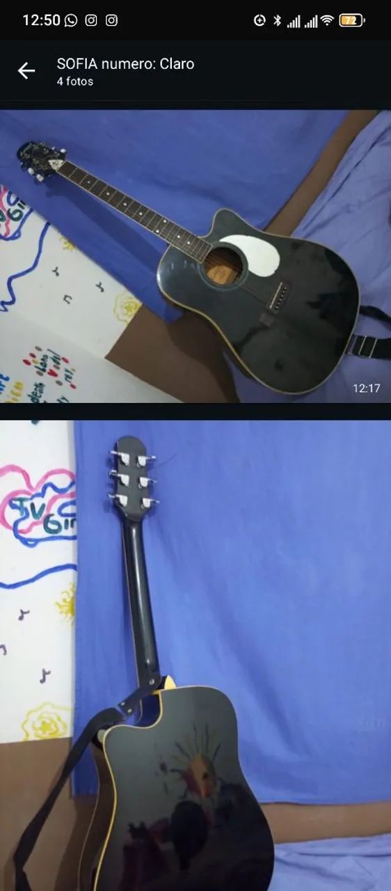 violão eletroacústico Ashland by Crafter, modelo ADCE-10/BK.  - Foto 2