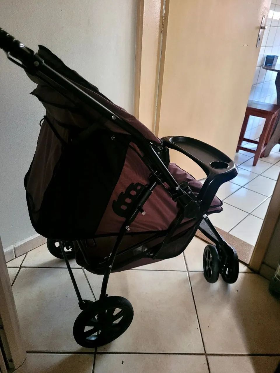 Carrinho de bebê + bebê conforto Travel system - Galzerano - Foto 5