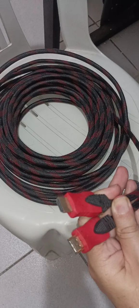 CABO HDMI 15 METROS - ALTA QUALIDADE - ÓTIMO ESTADO - Foto 3