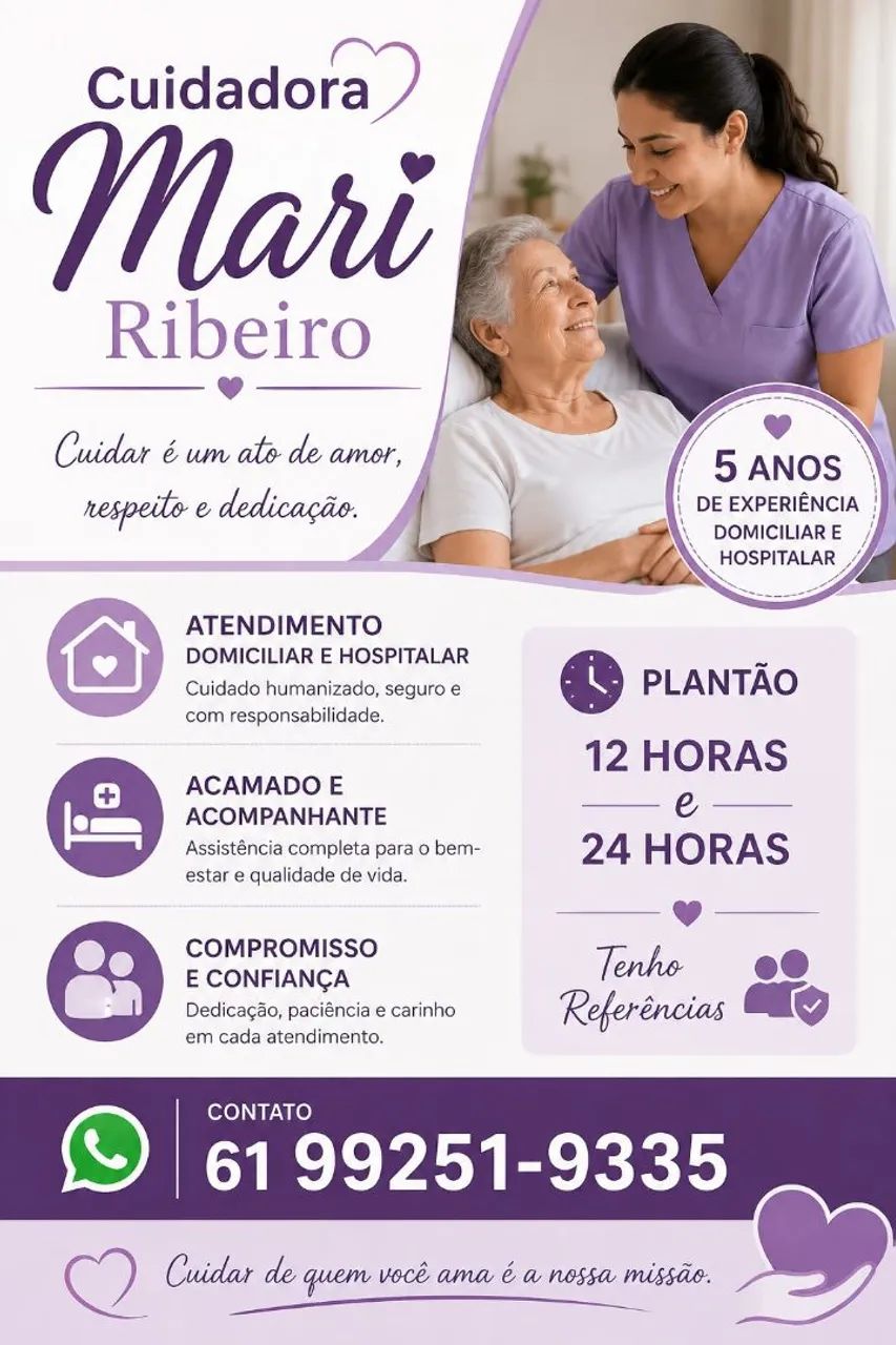 SOU CUIDADORA de idosos