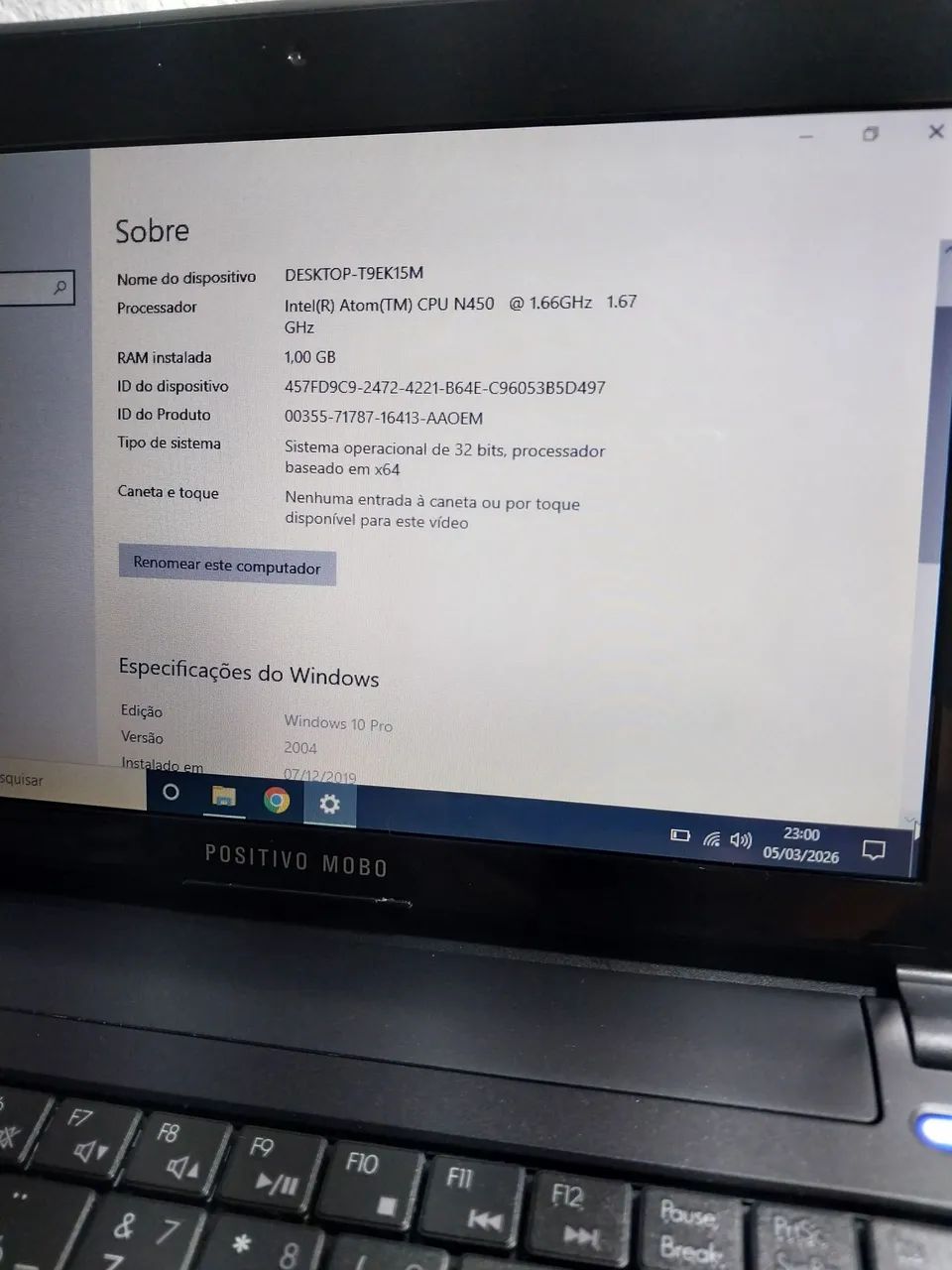 Netbook Positivo Mobo bem bonito, completo e funcionando - Foto 2