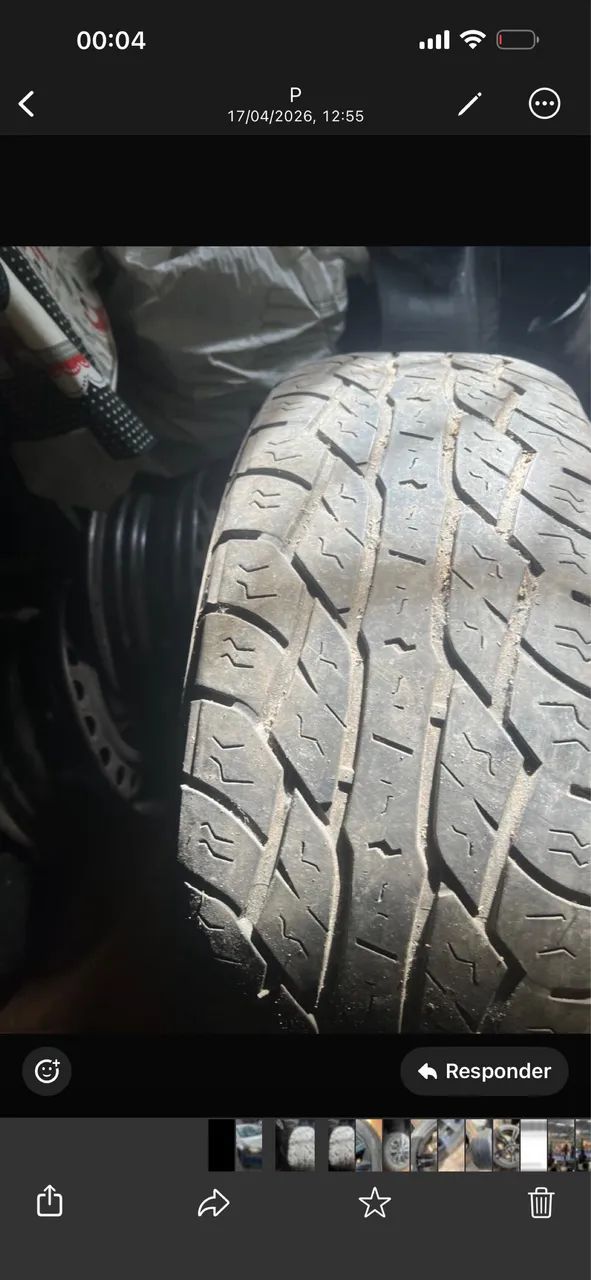 Roda com pneu Amarok aro 18 - Foto 3