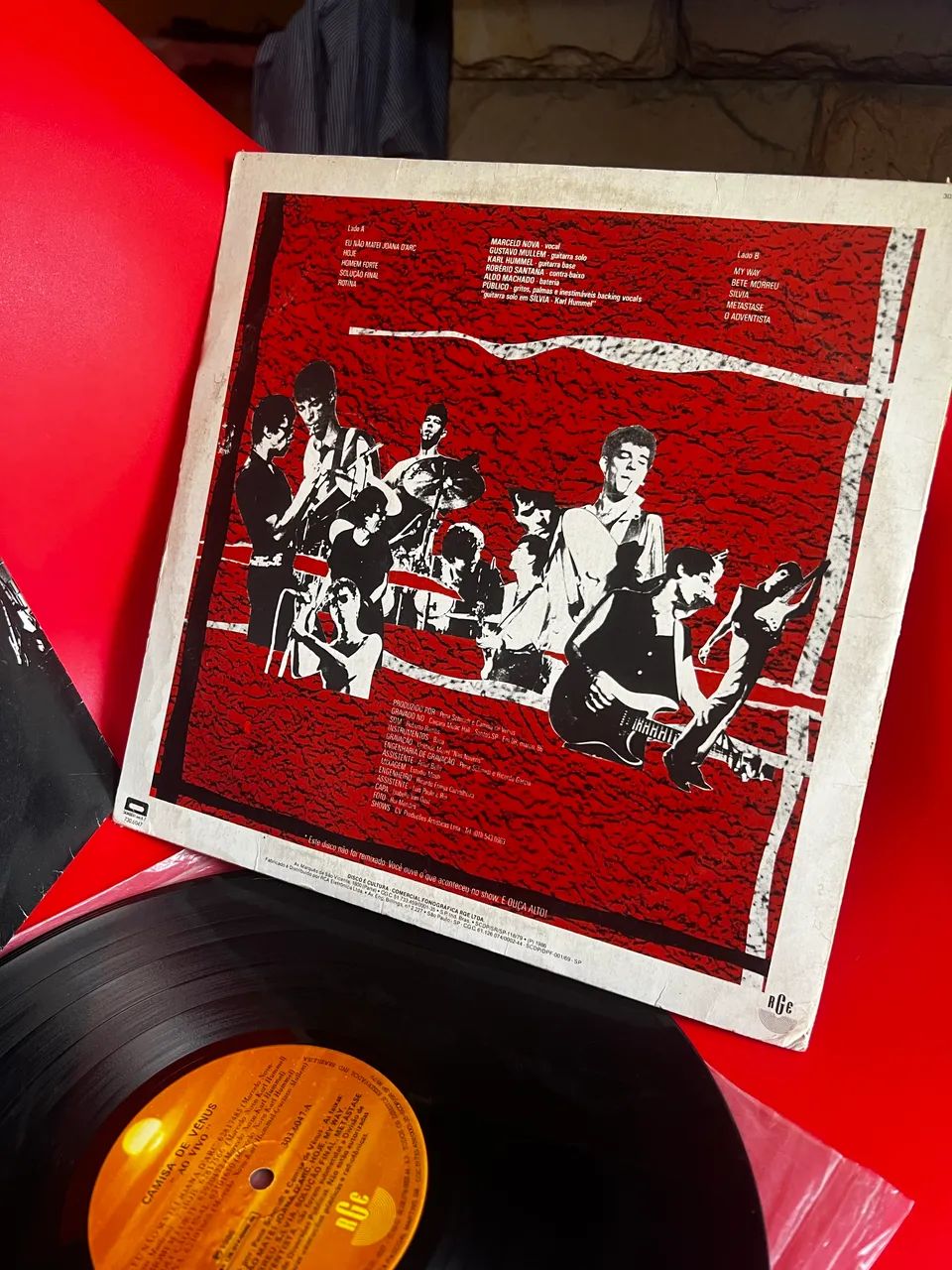 Vinil lp disco camisa de Vênus  - Foto 3