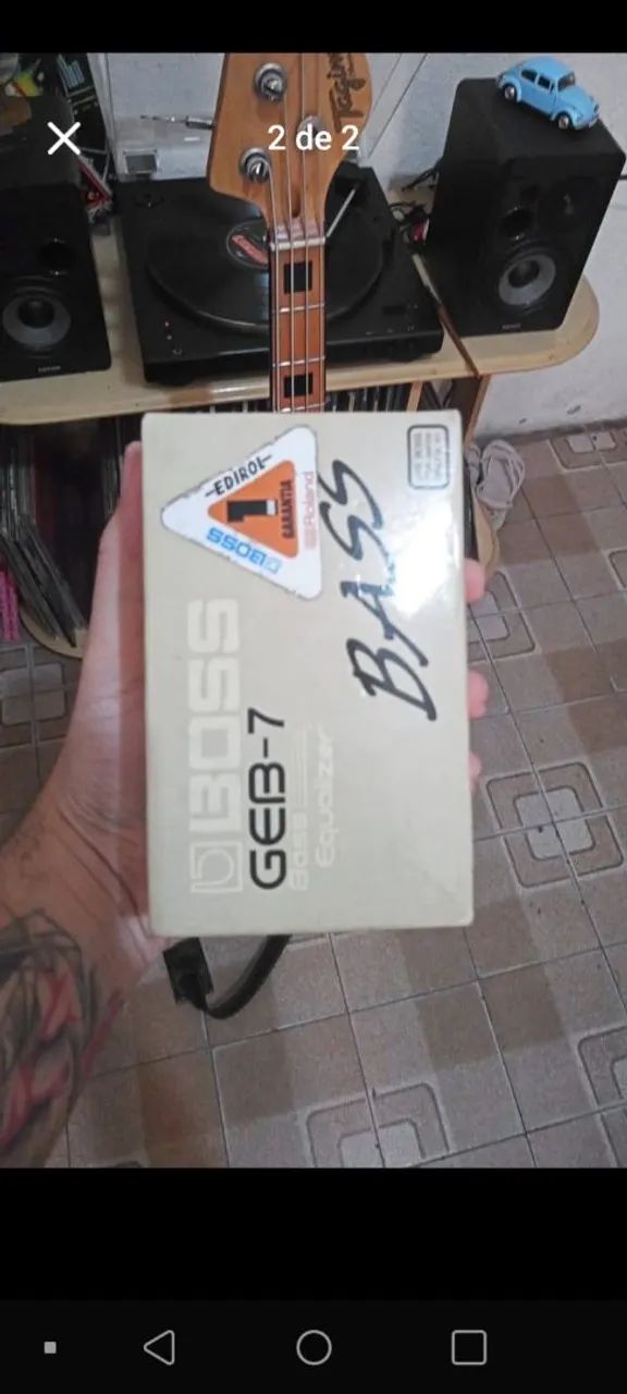 Pedal Bass Equalizar Boss  - Foto 2