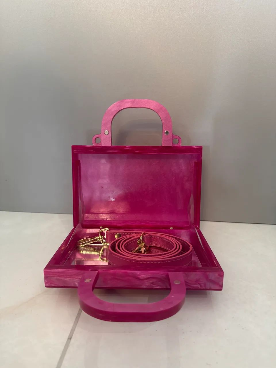 Bolsa estilé acrilico bubble gum - Foto 3