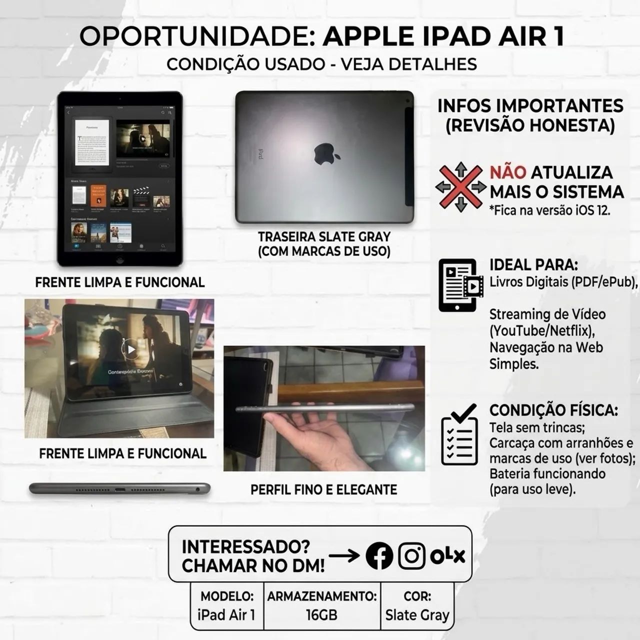 iPad Air 1 16GB 