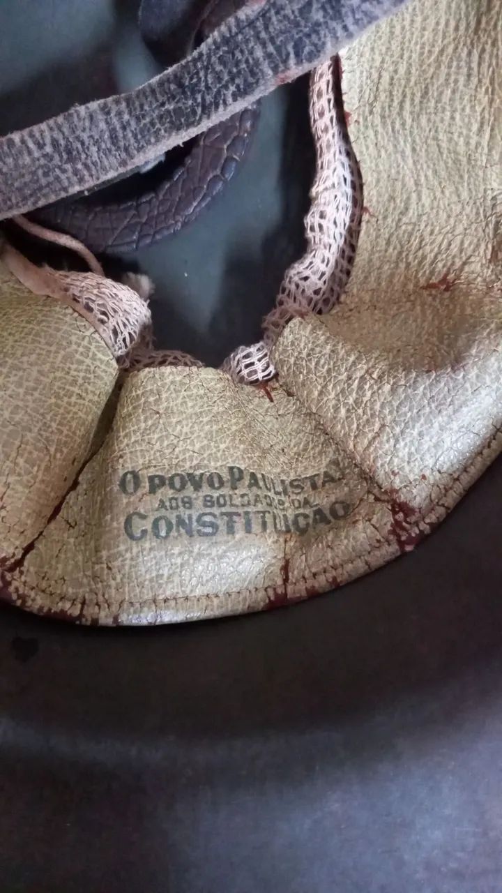 Capacete da revolução de 1932 - Foto 3