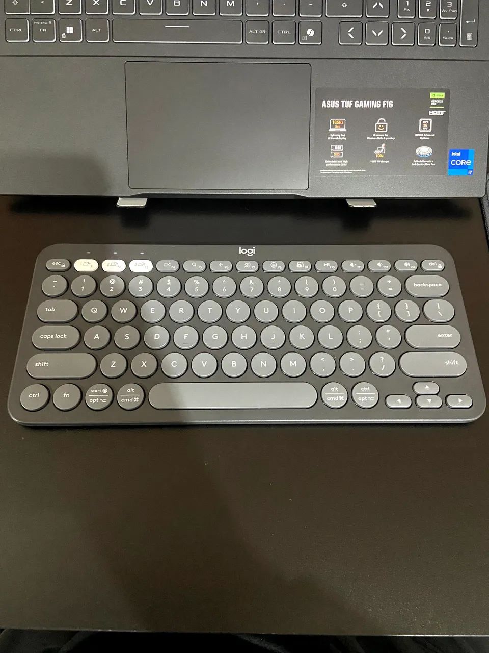 Teclado logitech pebble keys 2 k380s 