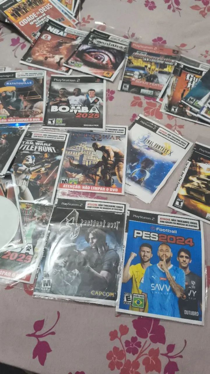vendo vários CD de jogos de PS2
