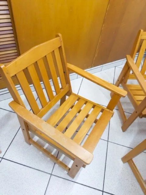 Conjunto de mesa e cadeiras Marfim - Foto 2