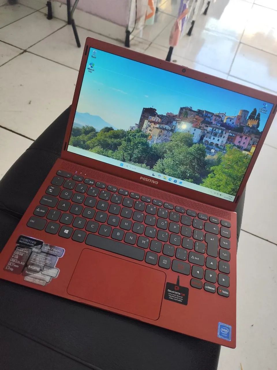 Notebook Positivo Motion Q4128C 4GB 128GB + Fonte - Foto 2