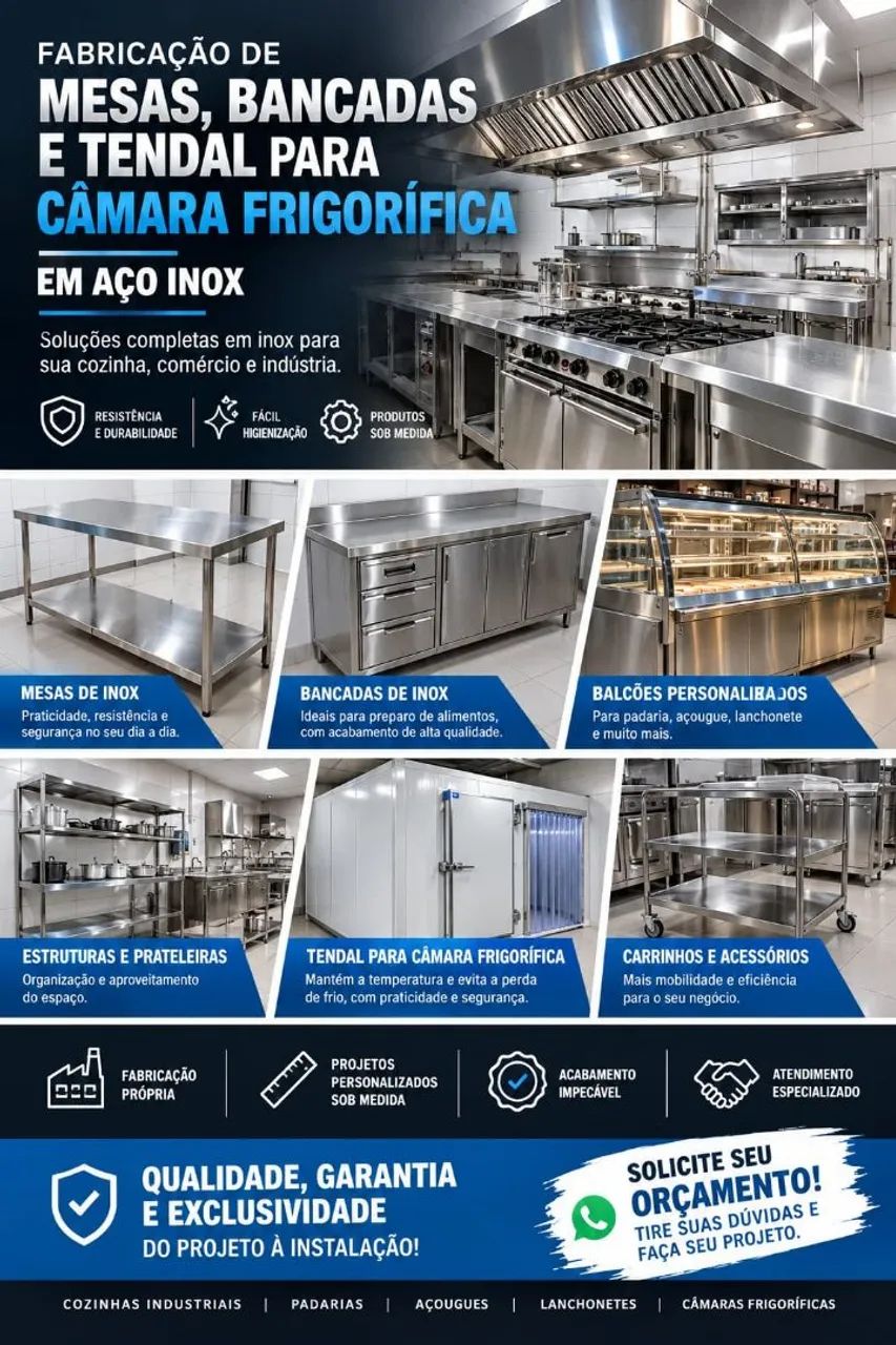 Balcões em aço inox  - Foto 2