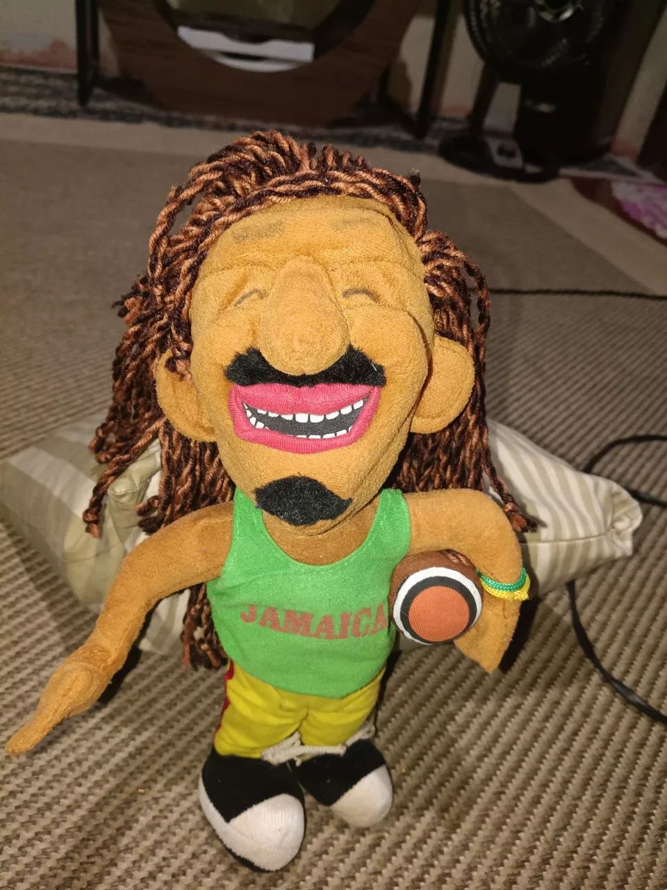 Antigo boneco Jamaica Rastafari da play by play 