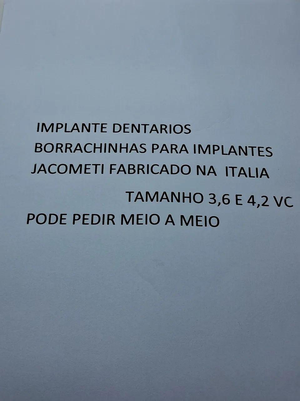 Dentista implante borrachinha para implante 3.6 ou 4.2 - Foto 3