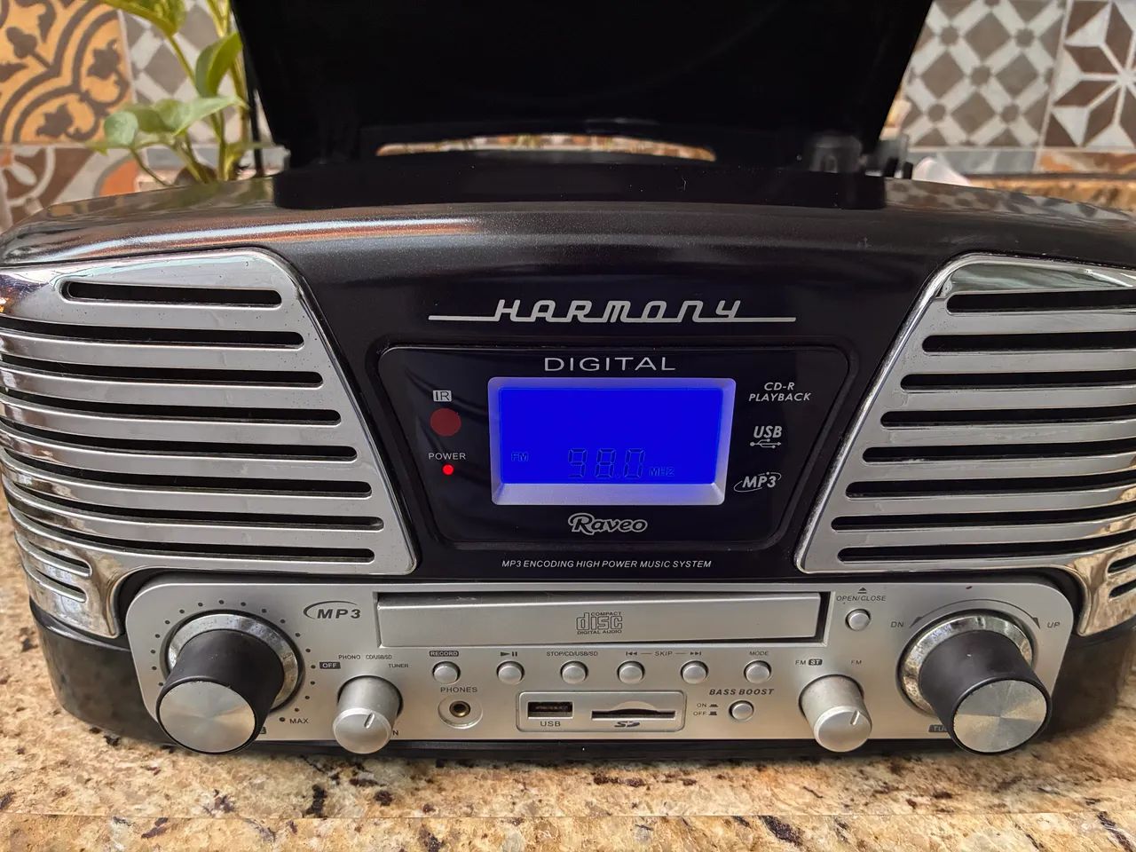 Vitrola Raveo Harmony Retro