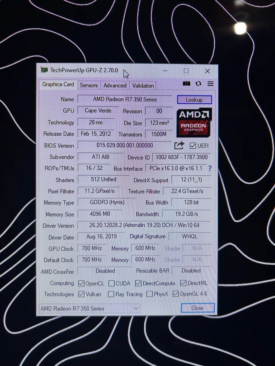 AMD Radeon R7 350 4GB - Excelente Estado | Testada e Funcionando Perfeitamente - Foto 2