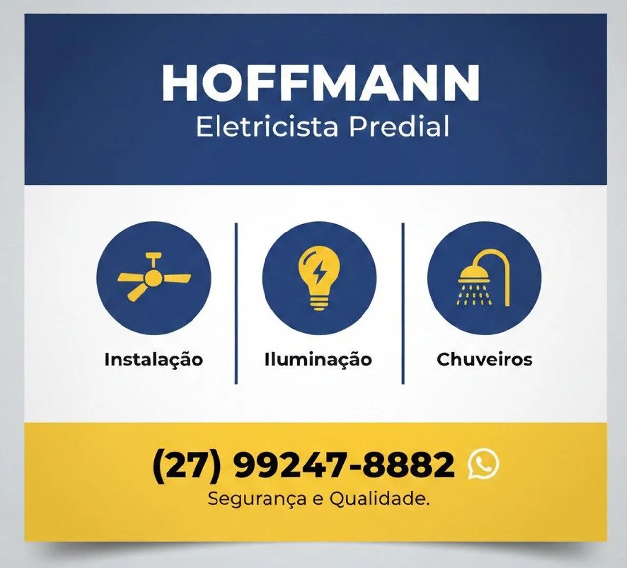 Eletricista predial.