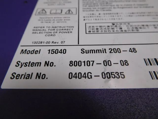 Switch Extreme Summit 200-48 Portas 10/100 L3 - Foto 4