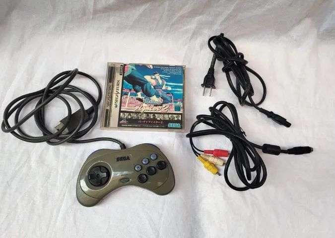 Console Sega Saturn Cinza Japonês Funcionando Perfeitamente - Foto 5