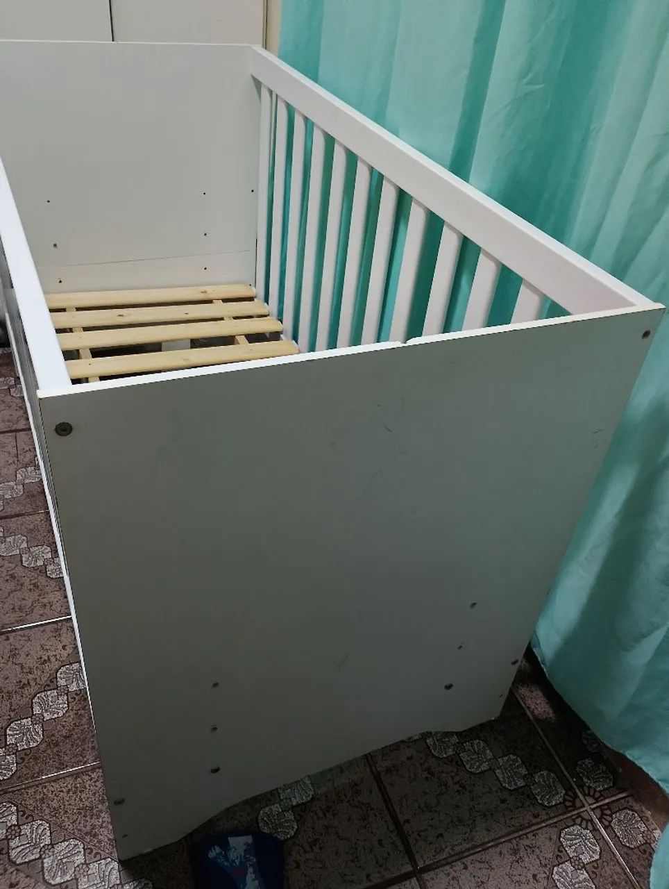 Berço com colchão ( travesseiro e trança de proteção) - Foto 3