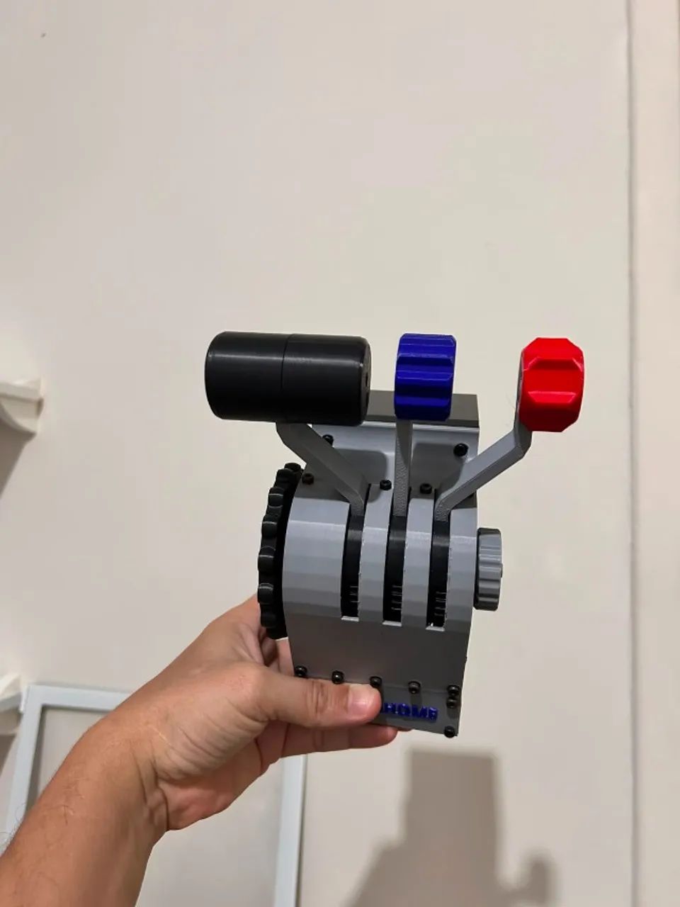 Throttle Usb 3 Eixos (Throttle, Propeler e Mixture) + Trim - Simulador de Vôo