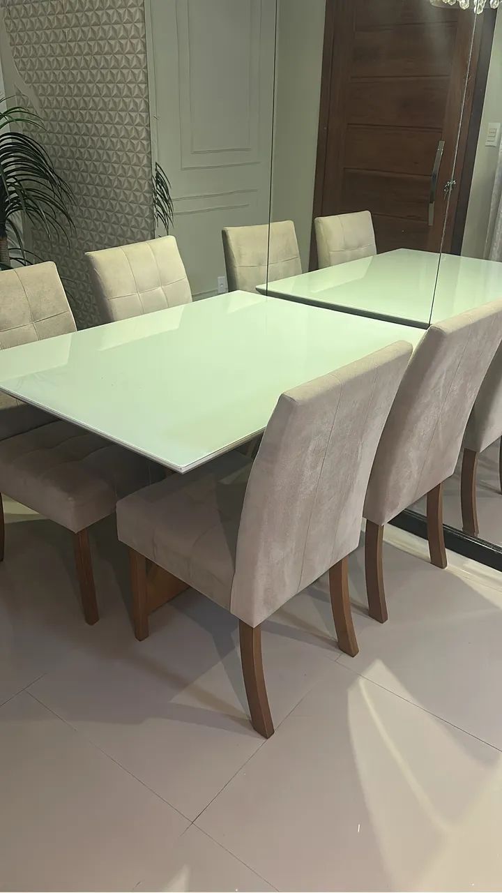 Mesa de jantar 4 cadeiras  - Foto 2