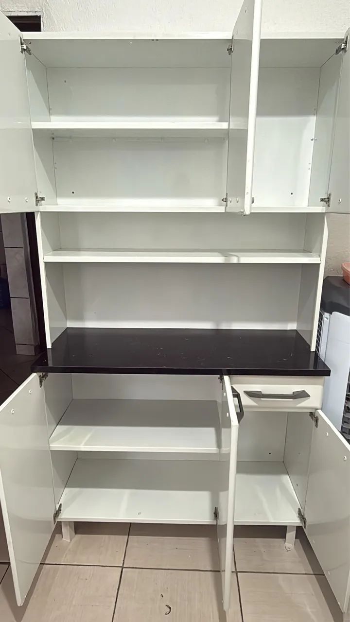 6-Door Kitchen Cabinet in Steel