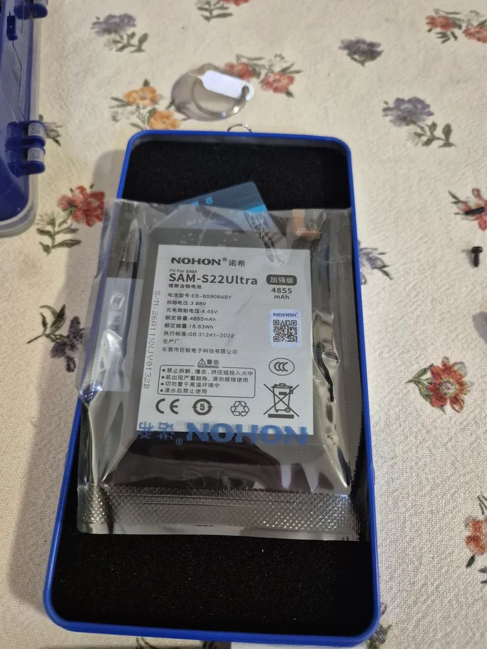 Bateria Smartphone celular Nohon Galaxy S22 ultra  - Foto 2