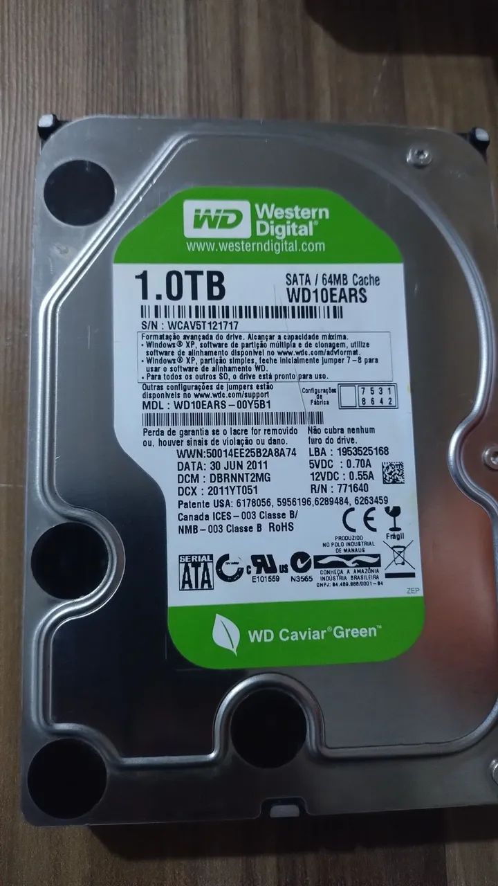 HD de 1TB. 3.5 