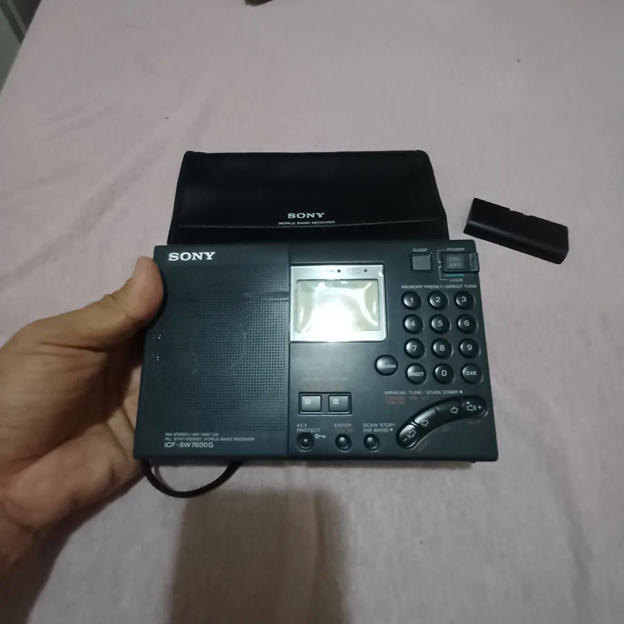 Rádio portátil Sony 