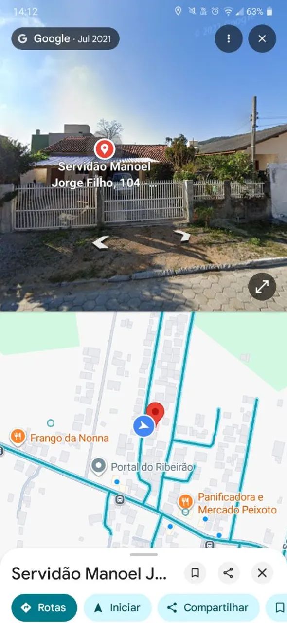 Alugo casa 