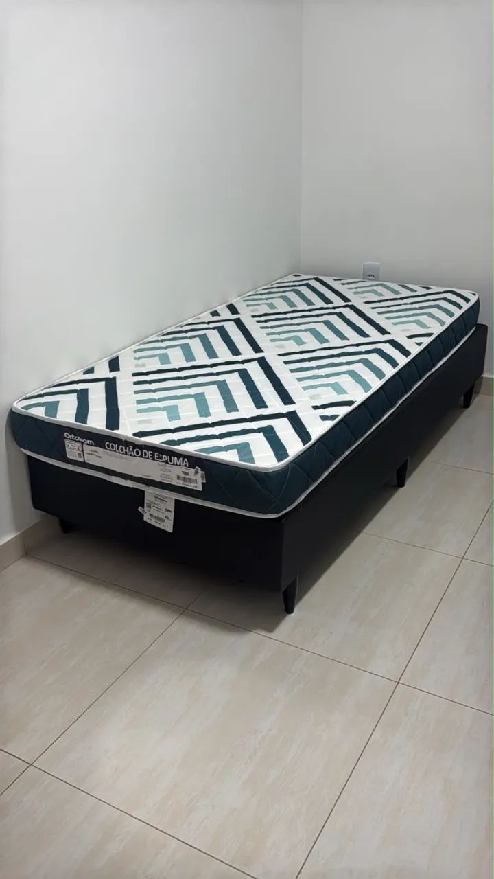 Cama Box Ortobom Solteiro