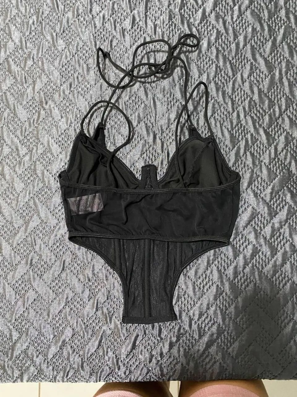 Cropped corset shein preto - Foto 2