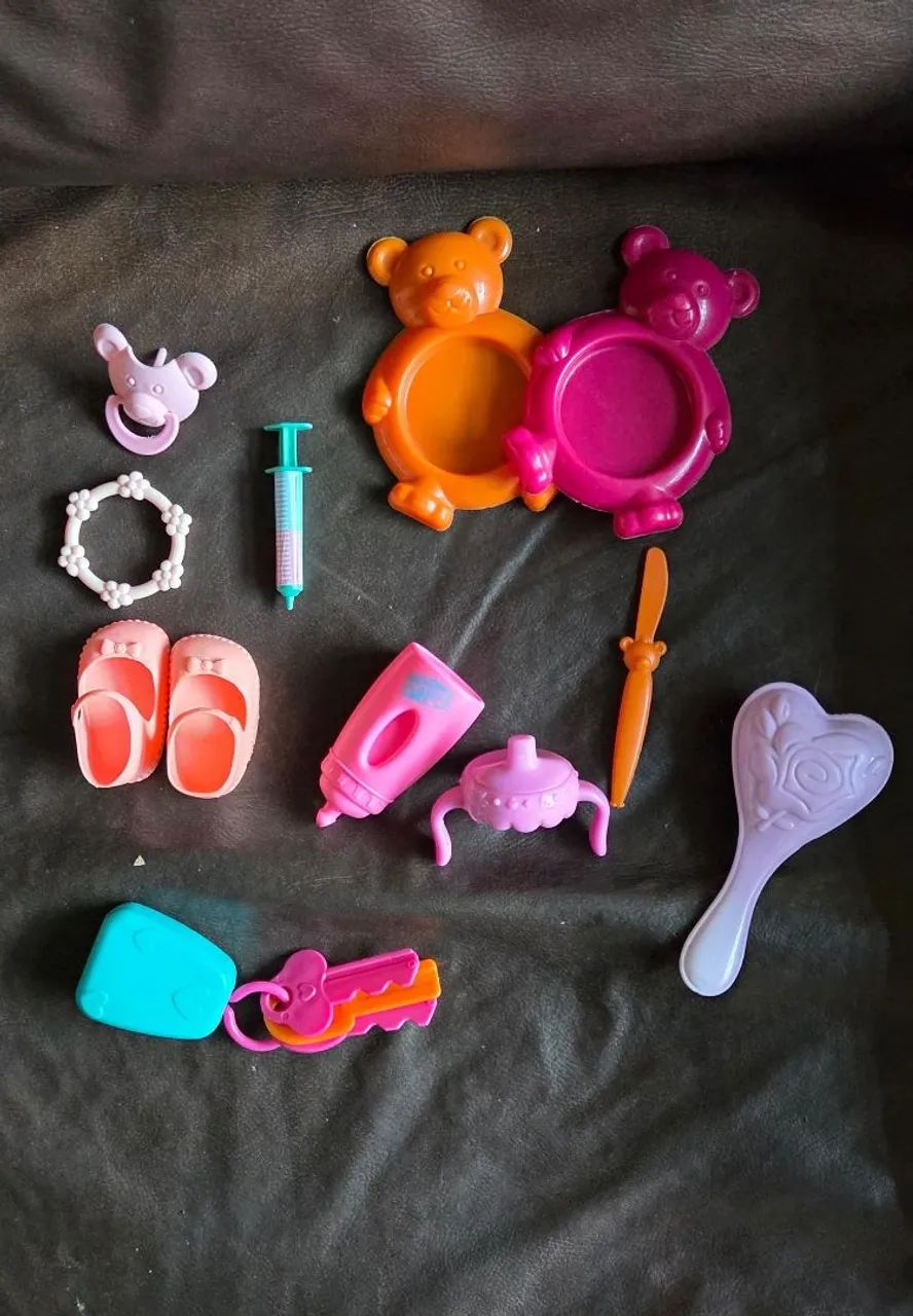 Kit brinquedos acessórios baby alive