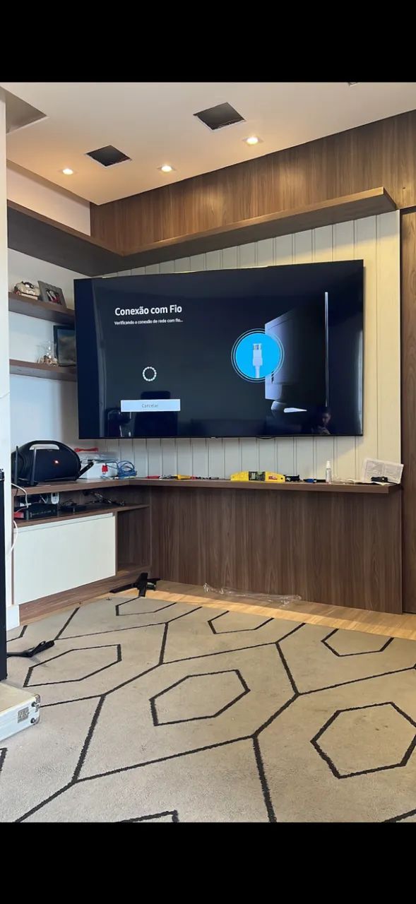 Smart TV Samsung 65? Crystal UHD 4K DU7700 Impecável