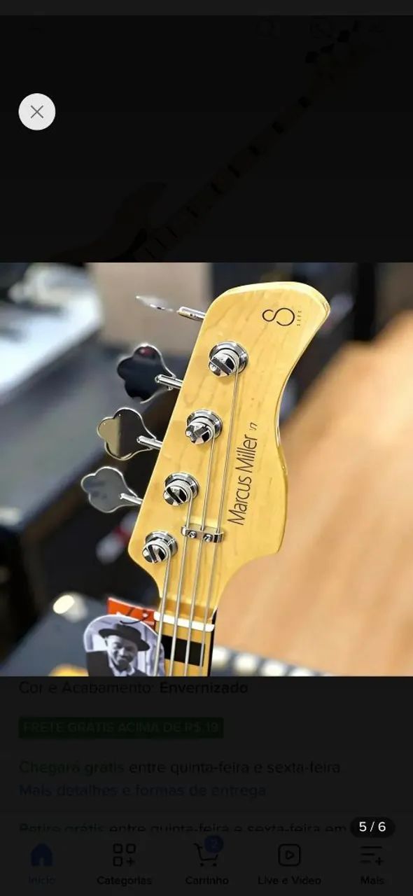 Baixo Sire Marcus Miller V7 4st  - Foto 2