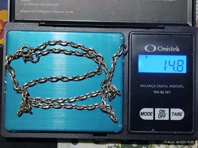 corrente de prata cartier 960 14,8g 50cm - Foto 5