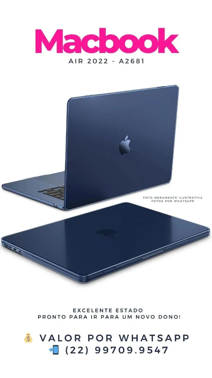 Macbook Air 2022 - A2681 - Notebooks - Largo da Batalha, Niterói