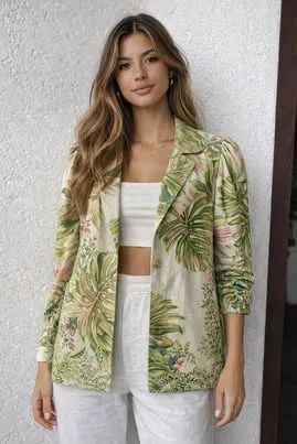 blazer farm estampado p