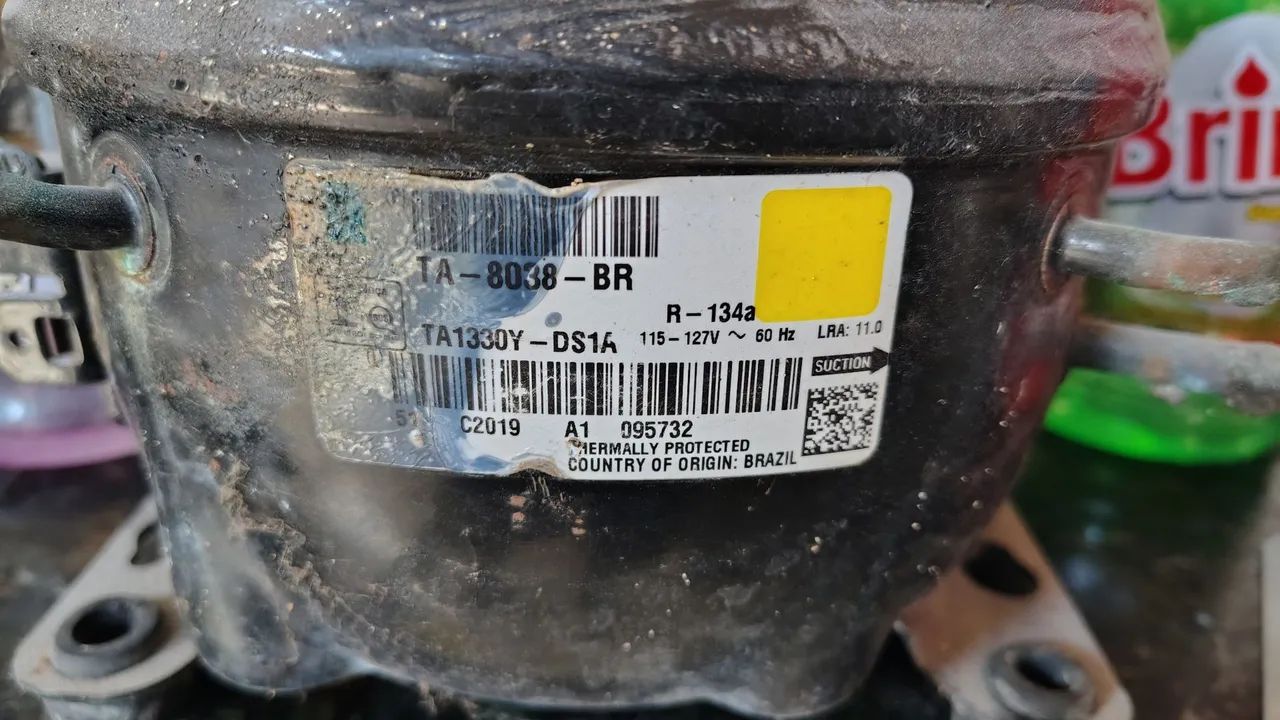 Motor compressor de geladeira  - Foto 3