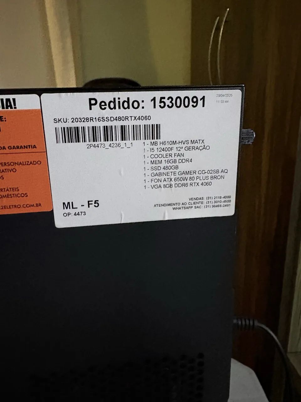 PC GAMER RTX 4060 - Foto 3