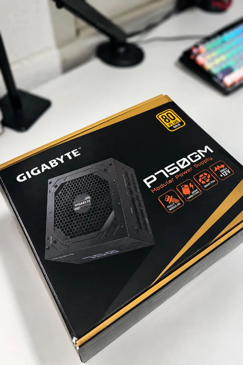 Fonte Gigabyte 750W 80 Plus Gold Full Modular