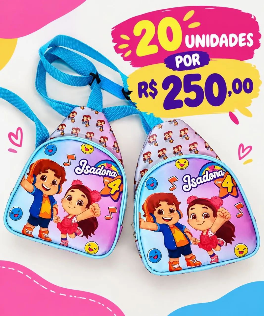 Mochilinha de Costas Sucesso Total