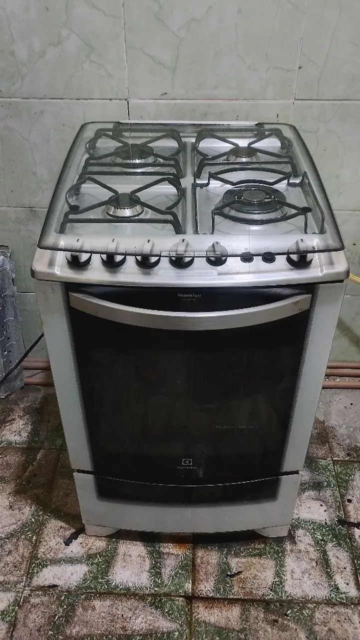 FOGÃO ELETROLUX AUTOMÁTICO PERFEITO ESTADO FUNCIONANDO PERFEITAMENTE TESTO NA HORA  - Foto 5